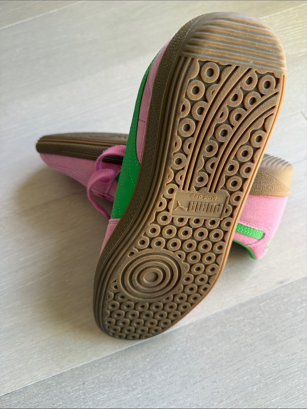 Puma Palermo Sneaker Pink Delight Puma Green - Women’s Size 9 - Picture 8 of 8